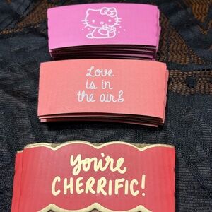 Sanrio Hello Kitty Travel Coffee Cup Sleeves Bundle 15 Pieces